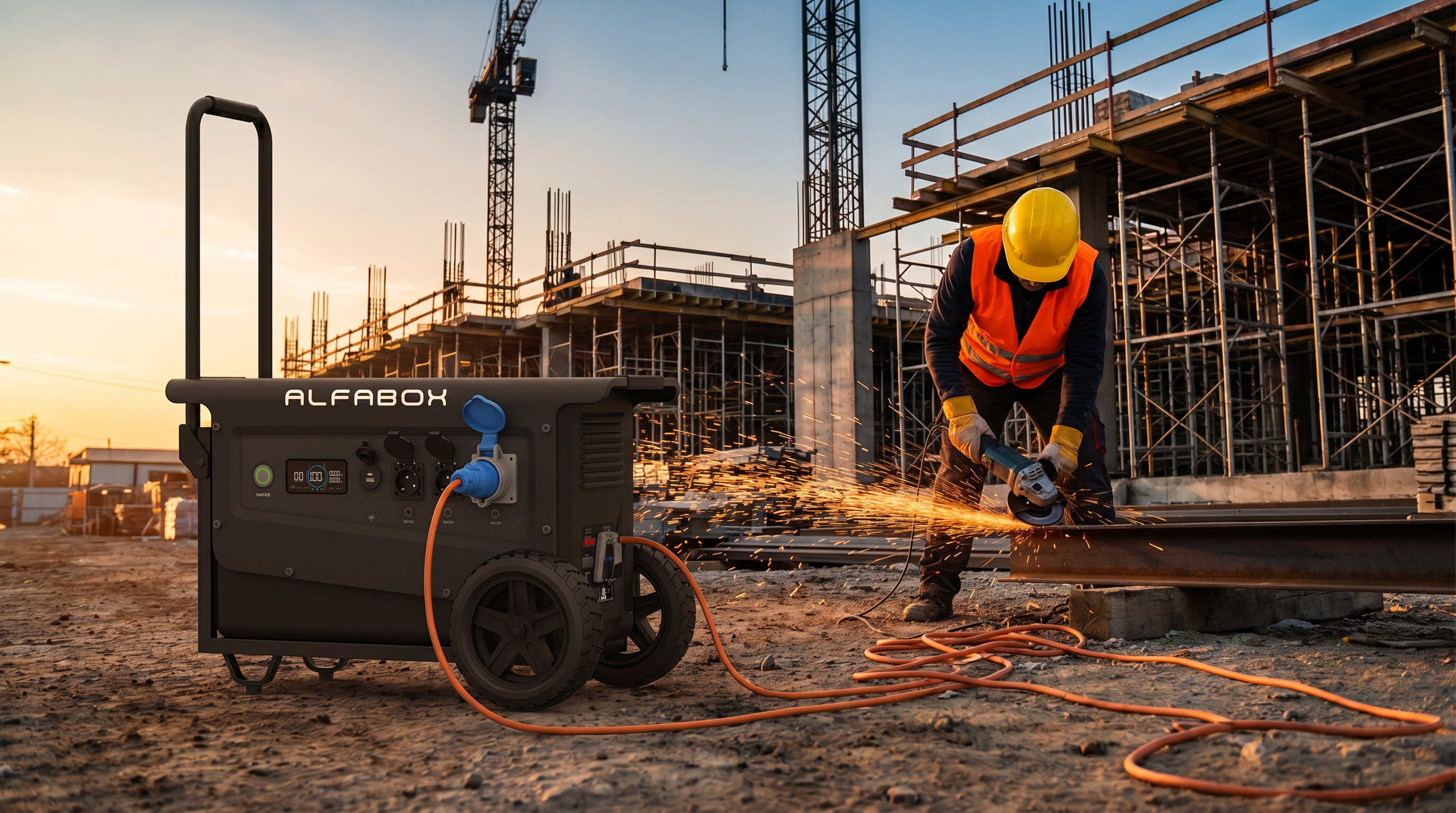 ALFABOX outdoor construction use